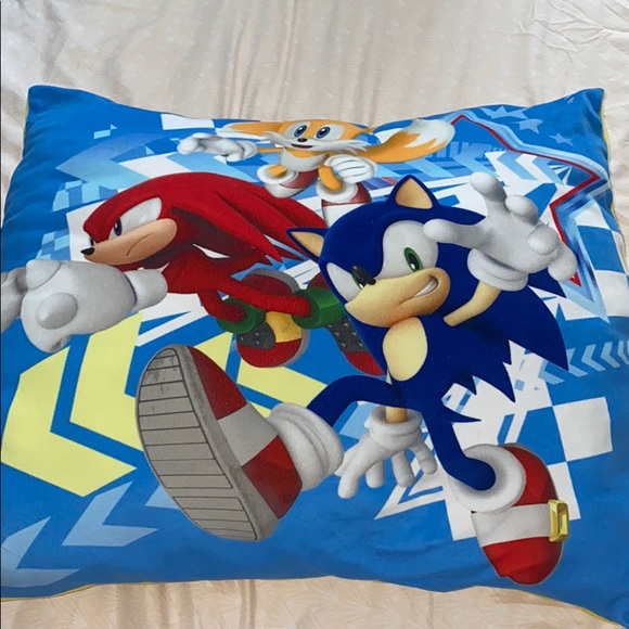 Other Sonic The Hedgehog Pillow Poshmark